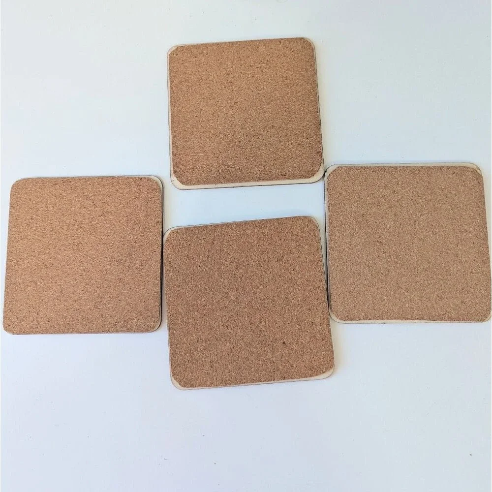 Set Of 4 Handmade Coasters Preppy Coastal Cottage Beachy Entertaining Hostess